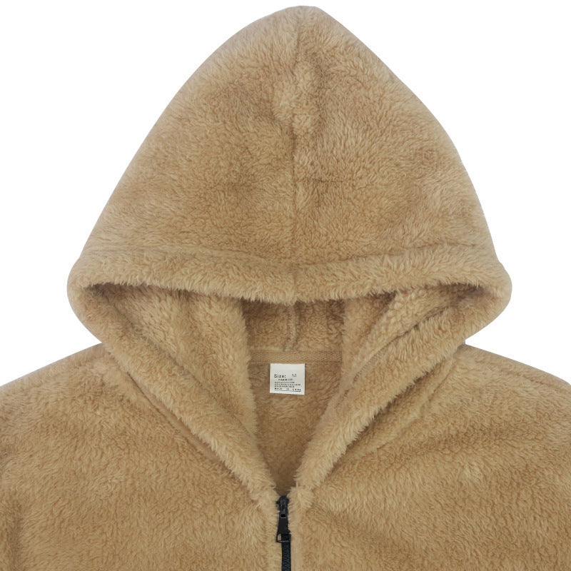 Plush Hooded Jacket