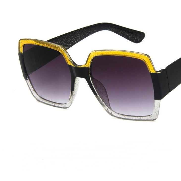 Colorful glitter sunglasses