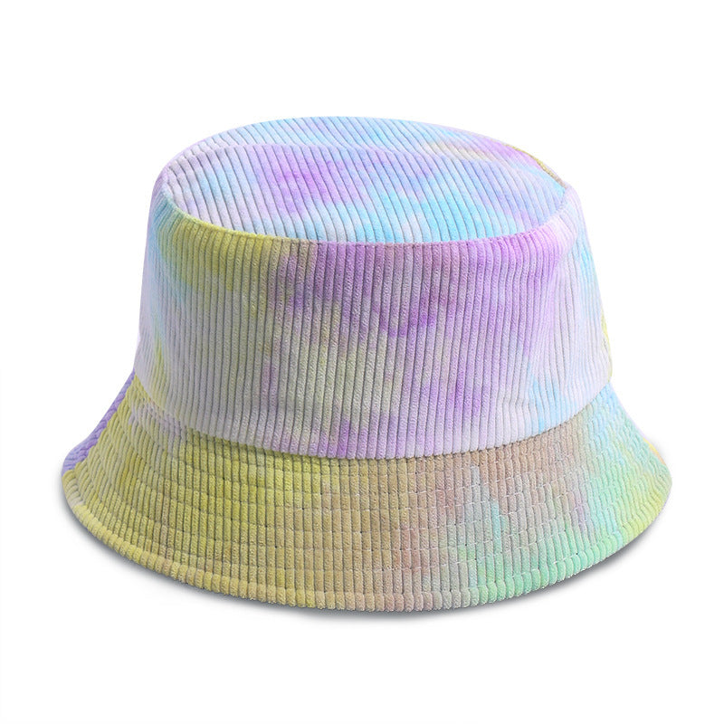 Tie-dyed Corduroy Bucket Hat