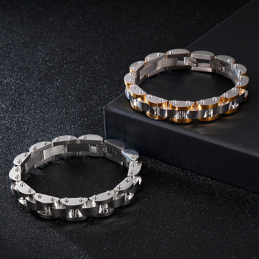 Bold Stainless Steel Bracelet