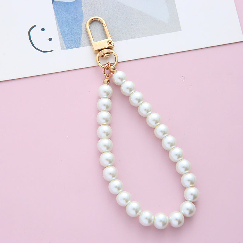 Retro Pearl Keychain