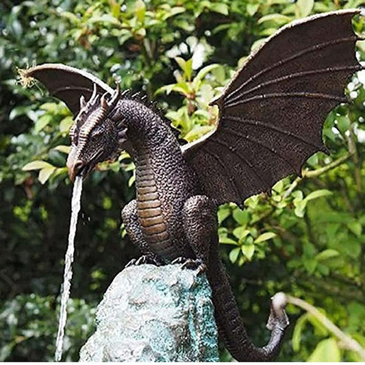 Dragon Fountain Garden Decoration