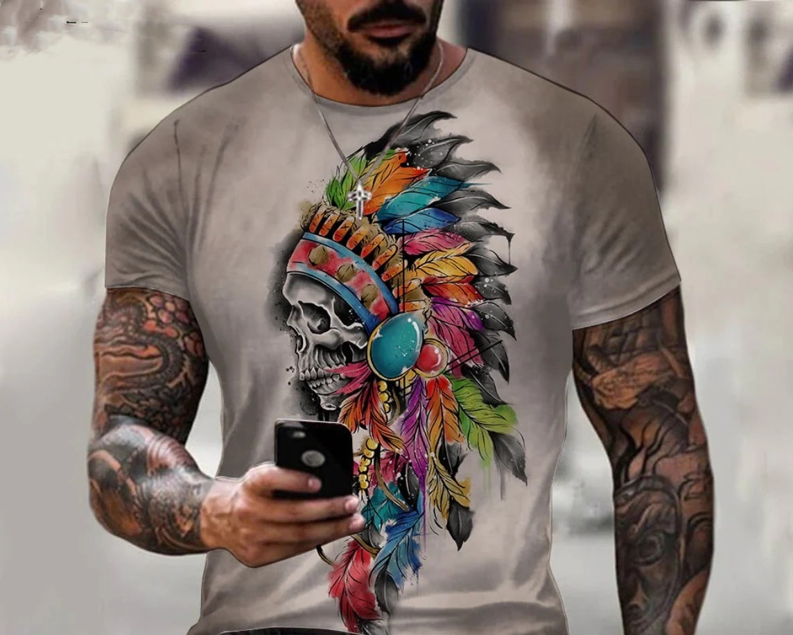 Indian Short-sleeved T-shirt