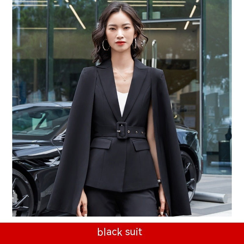 Two-piece Fashion Cloak Suit