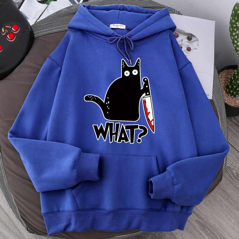 Killer Black Cat Hoodie