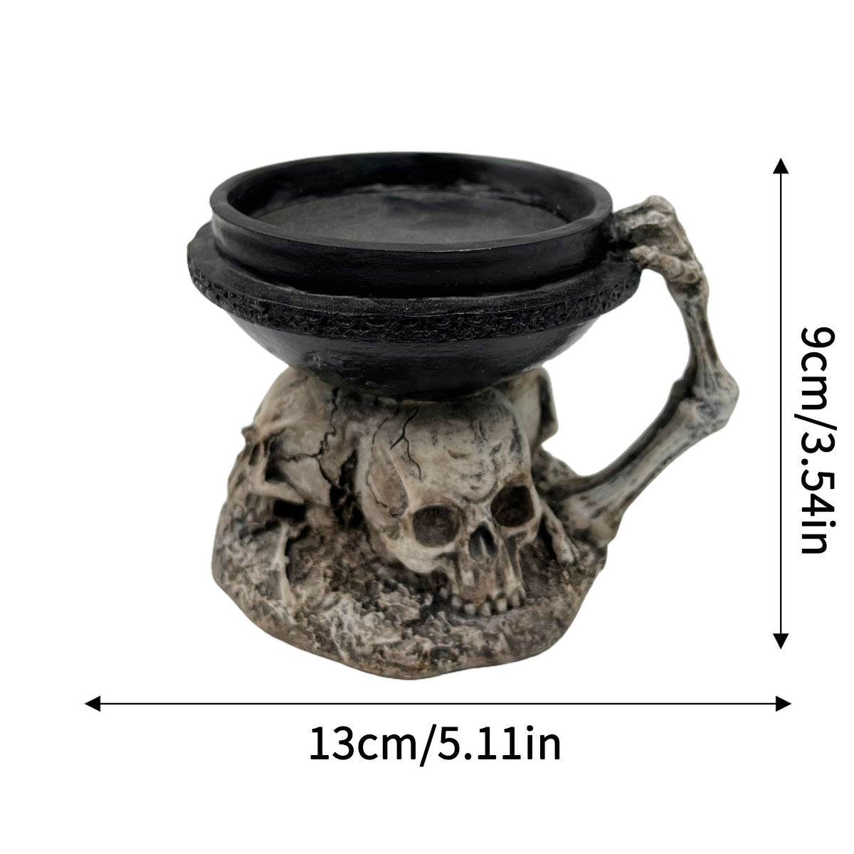 Skull Candlestick Decoration