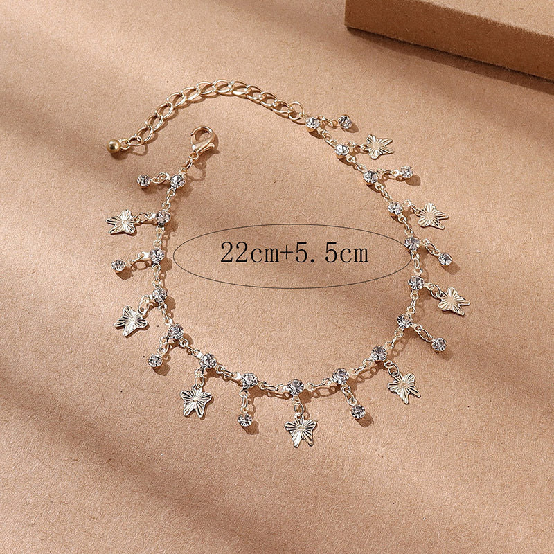 Butterfly Tassel Anklet