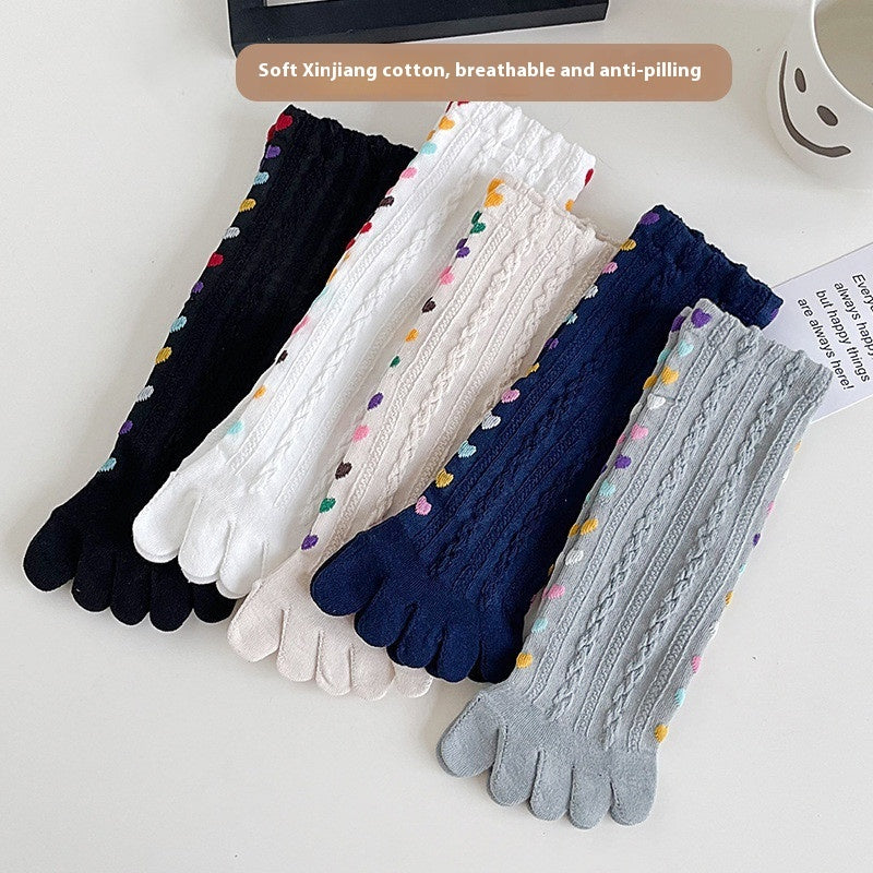 Split Toe Breathable Long Socks