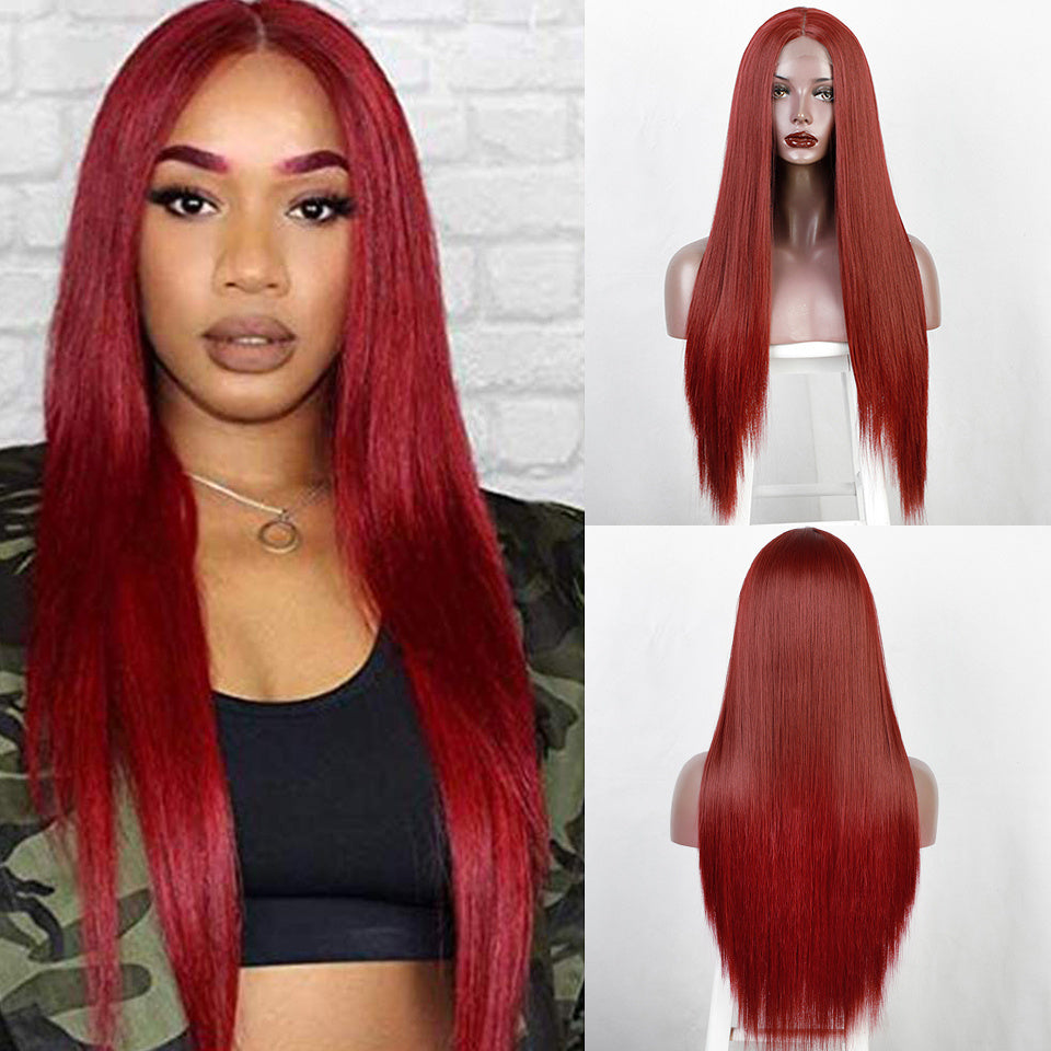 Long Straight Natural Lifelike Wig