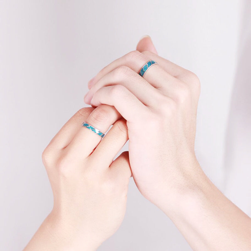 Meteor Shower Couple Rings