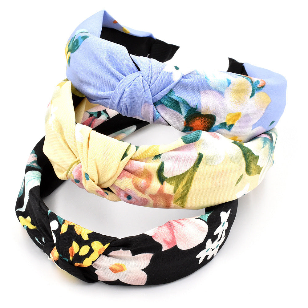 Mori Knotted Floral Hairband