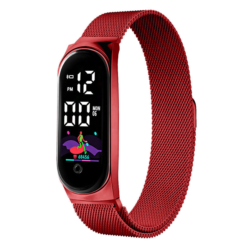 Colorful Waterproof Touch Screen Bracelet Watch