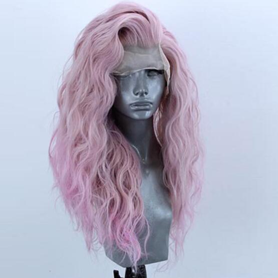 European chemical fiber front lace wig