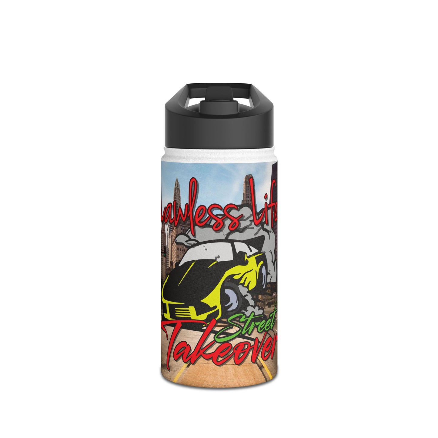 Lawless Life Street Takeover. Stainless Steel Water Bottle