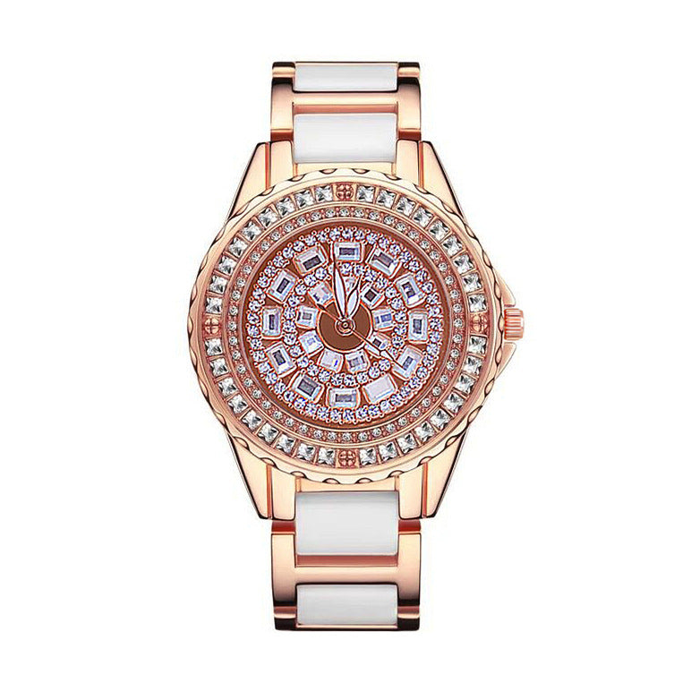 Simple Full Diamond Watch