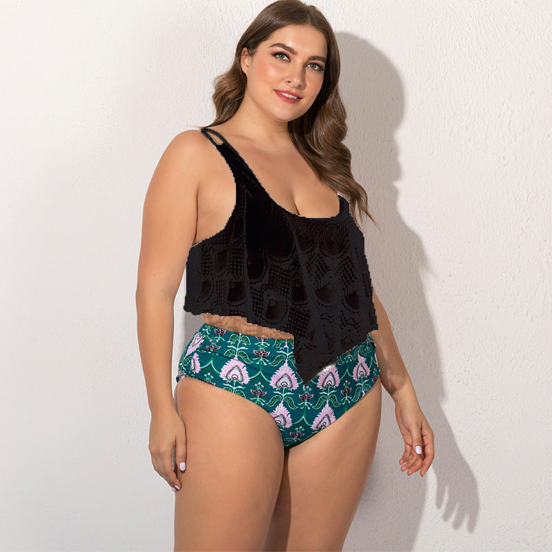 Split Plus Size Bikini