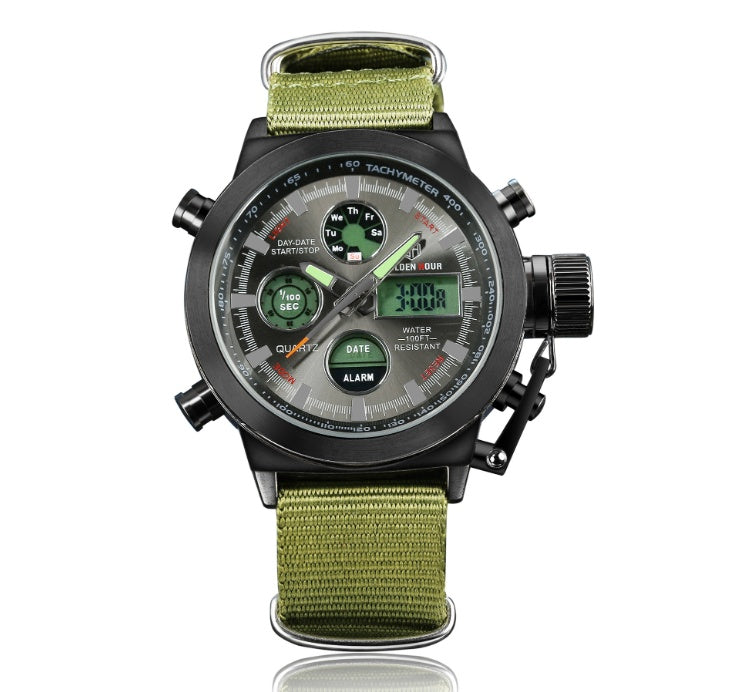 Outdoorsman multi-function electronic watch