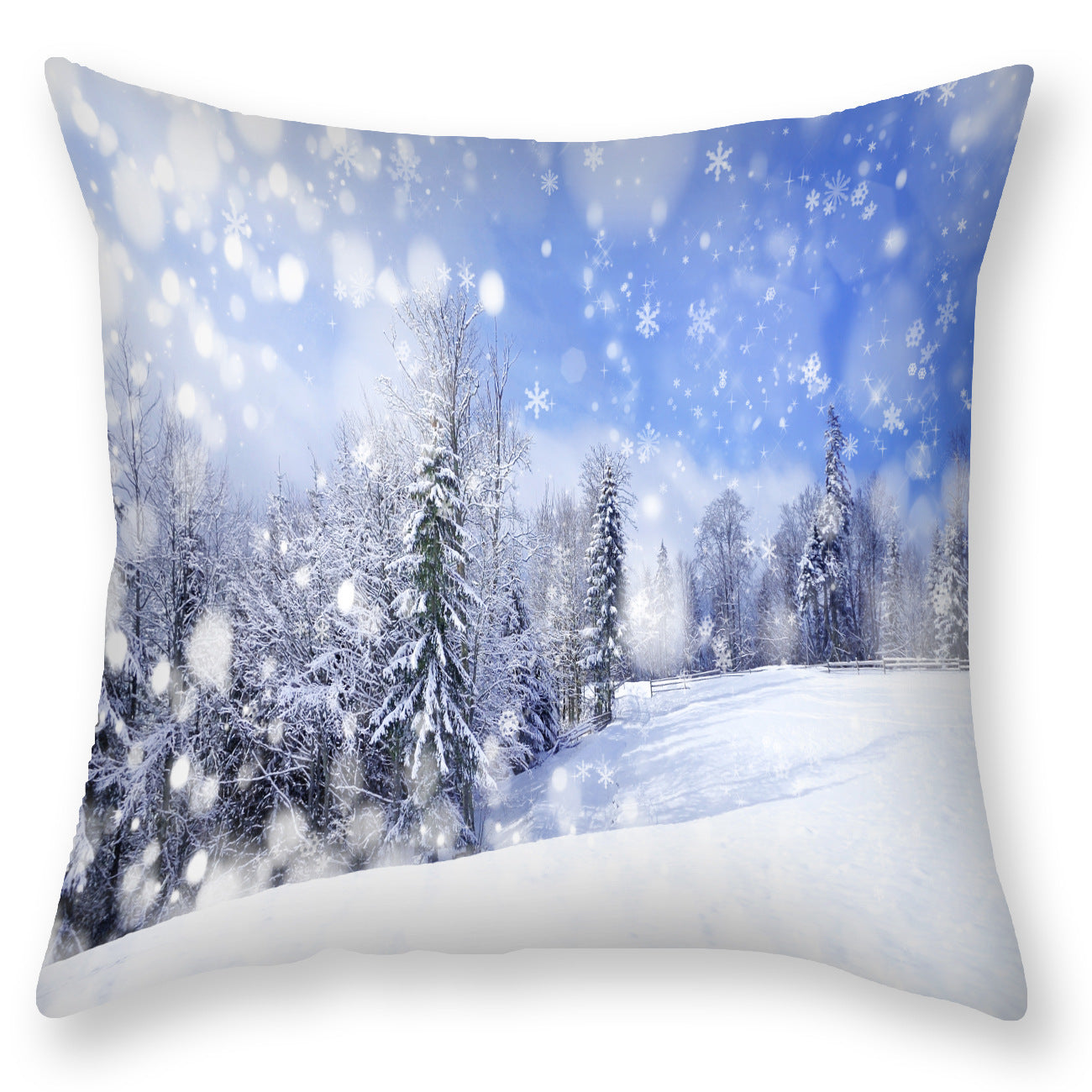 Scandinavian Landscape Printed Pillowcase