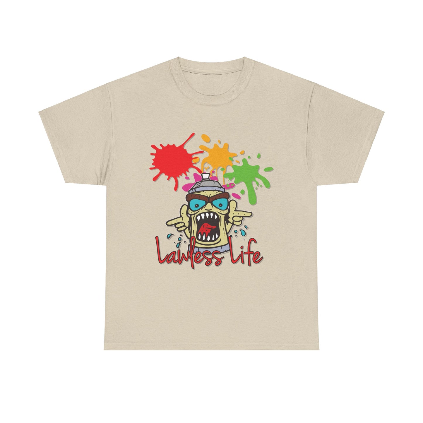 Lawless Life Tagger. Heavy Cotton T-Shirt