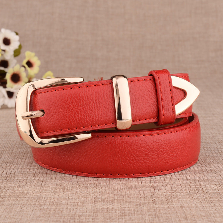 Casual Imitation Leather Belt