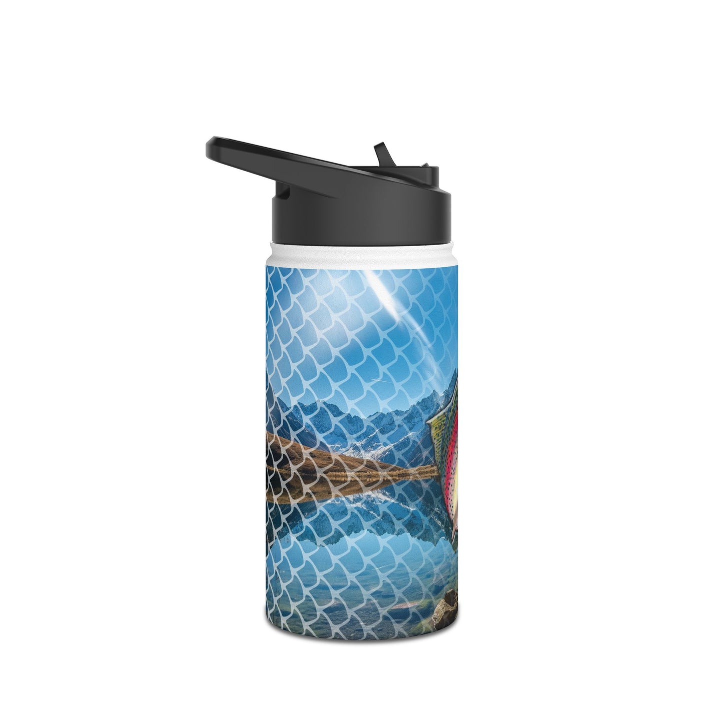 Rainbow Trout. Stainless Steel Water Bottle