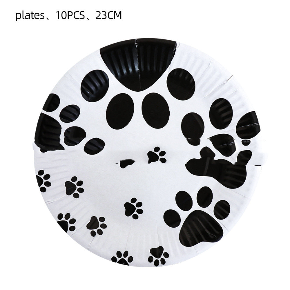 Dog Paw Tableware Set