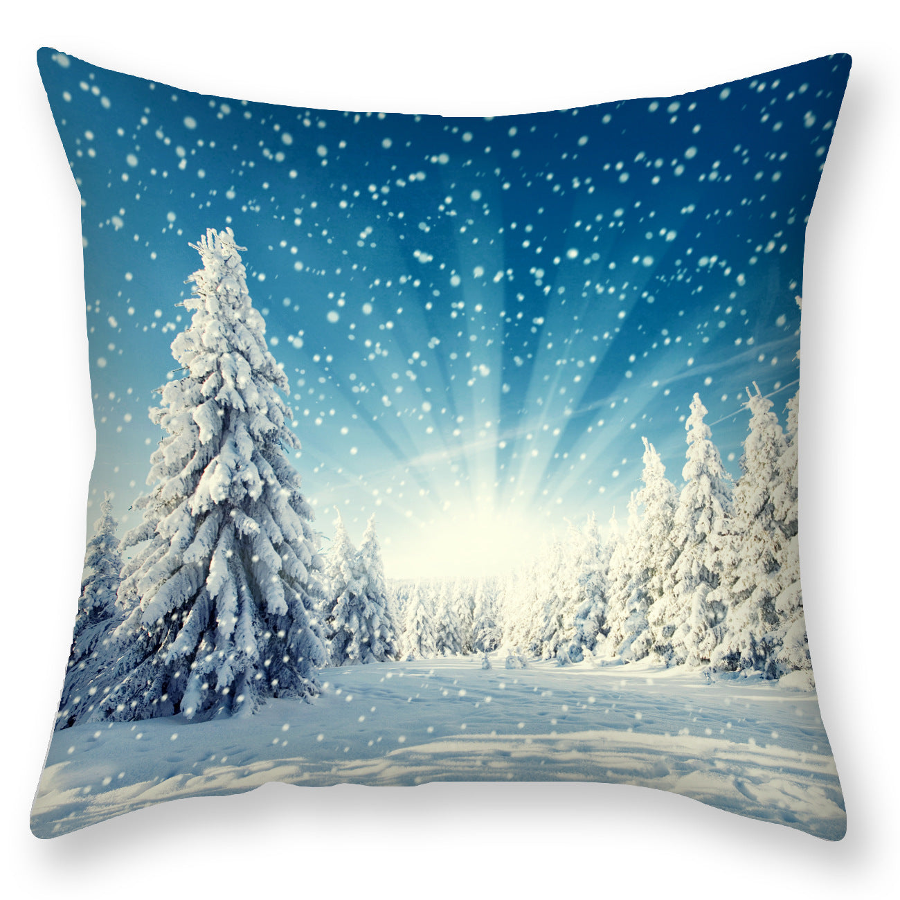 Scandinavian Landscape Printed Pillowcase