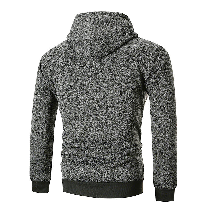 Men's Large Pocket Pullover Hooded  Sweatshirt