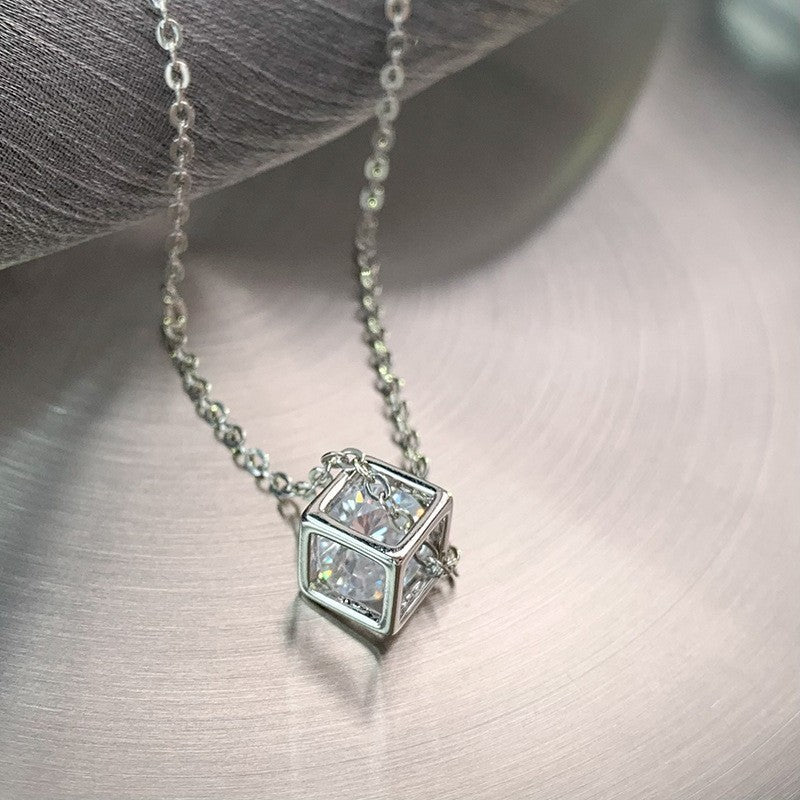 Gem Cube Necklace