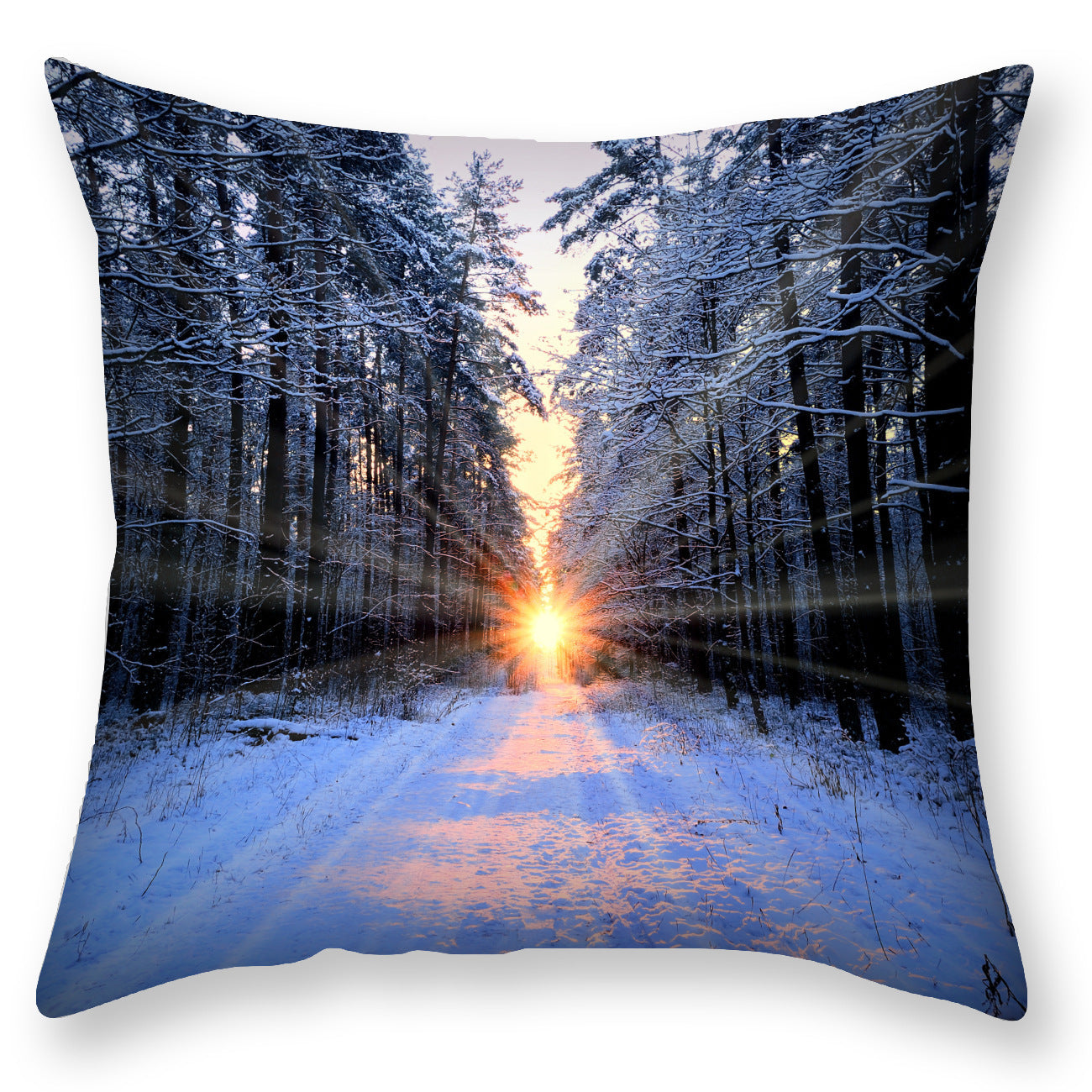 Scandinavian Landscape Printed Pillowcase