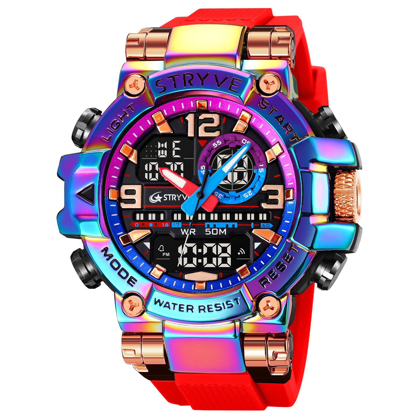 Colorful Luminous Waterproof Sports Watch