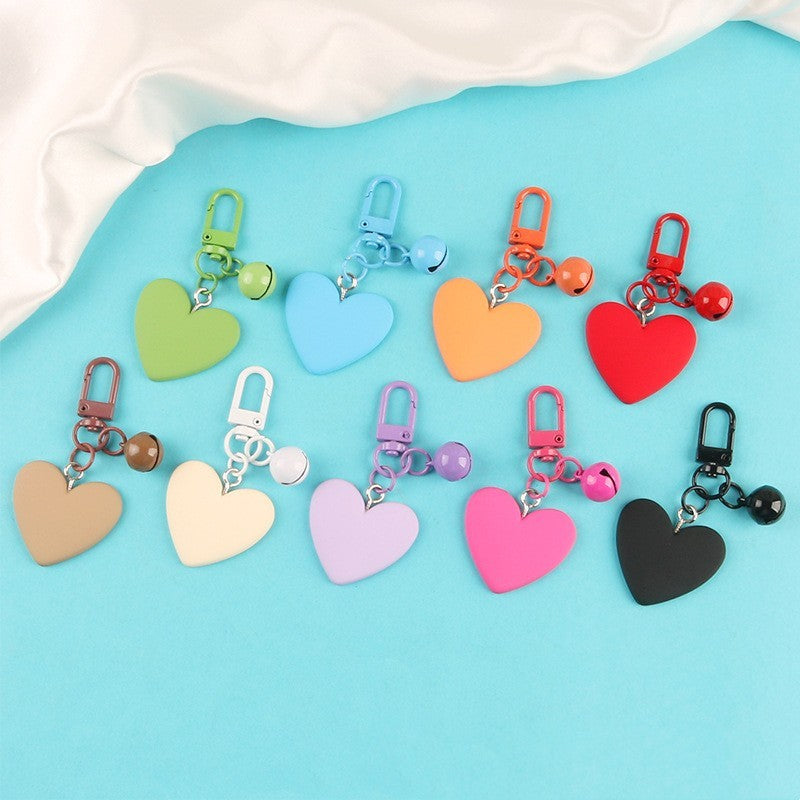 Heart Bell Keychain