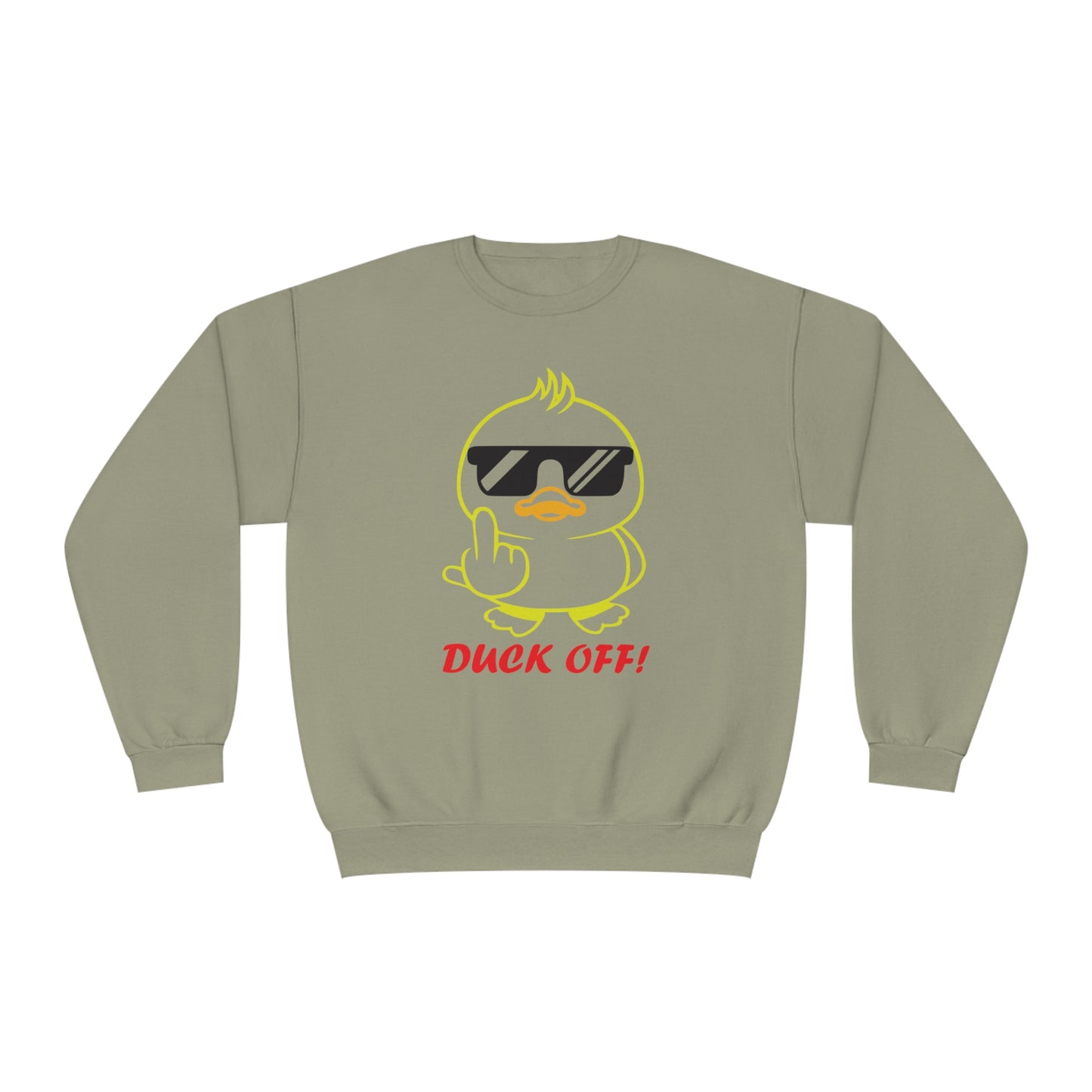 Duck Off, Unisex NuBlend® Crewneck Sweatshirt