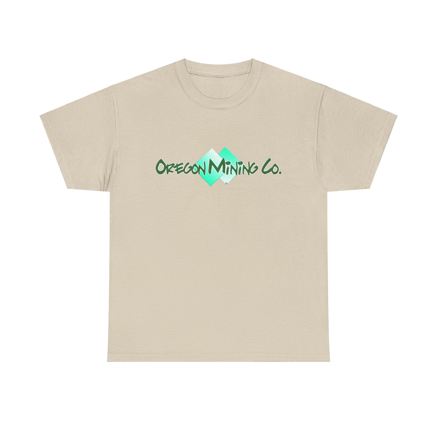 Oregon Mining Co. Logo. Heavy Cotton T-Shirt