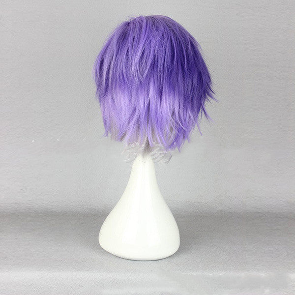 Gradient color cosplay wig