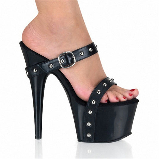 Ladies Belt High Heel Sandals