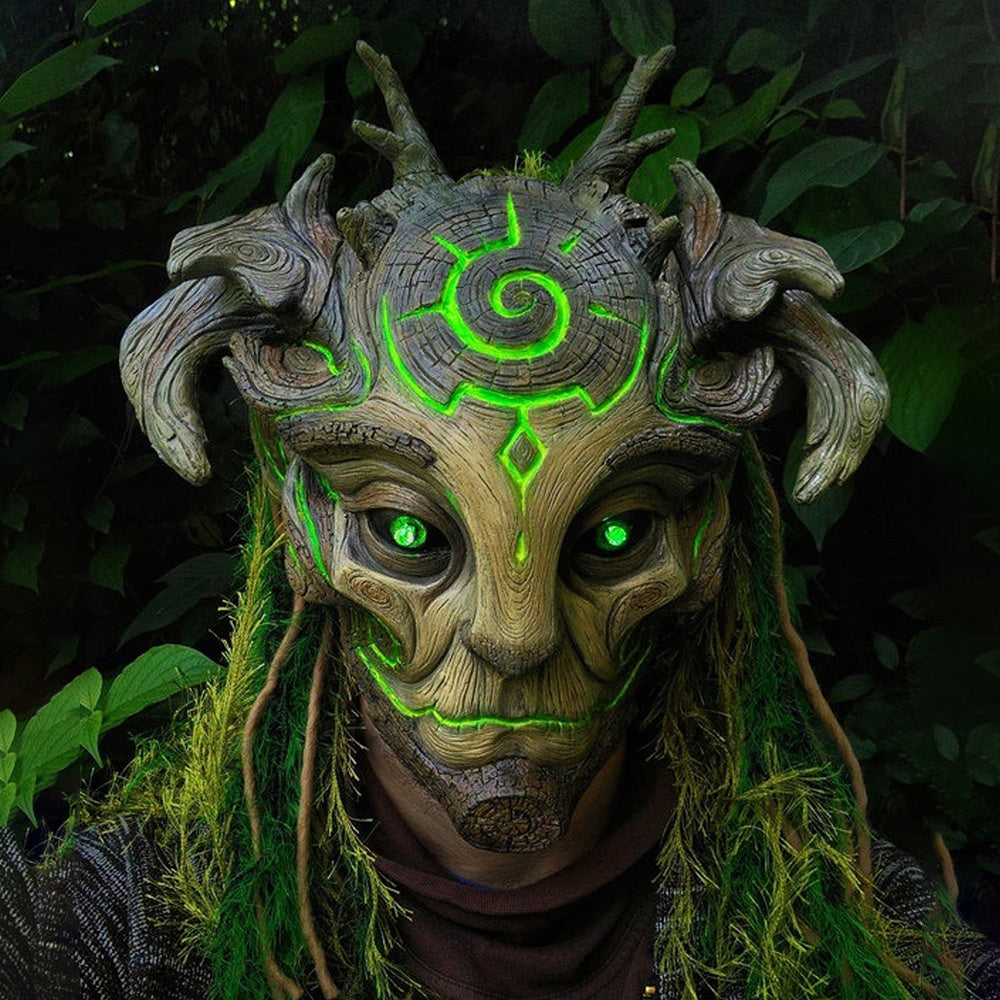 Glowing Forest Man Mask