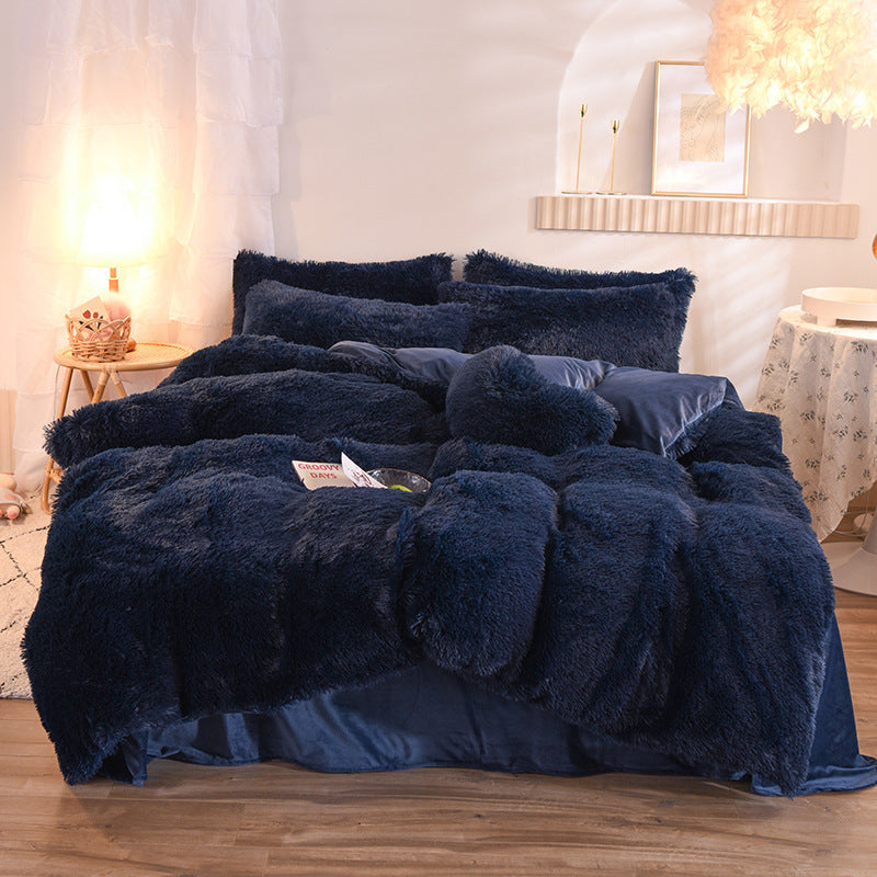 Luxury Thick Fleece Bed Set