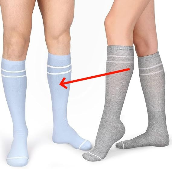 Elastic Compression Mid-calf Socks