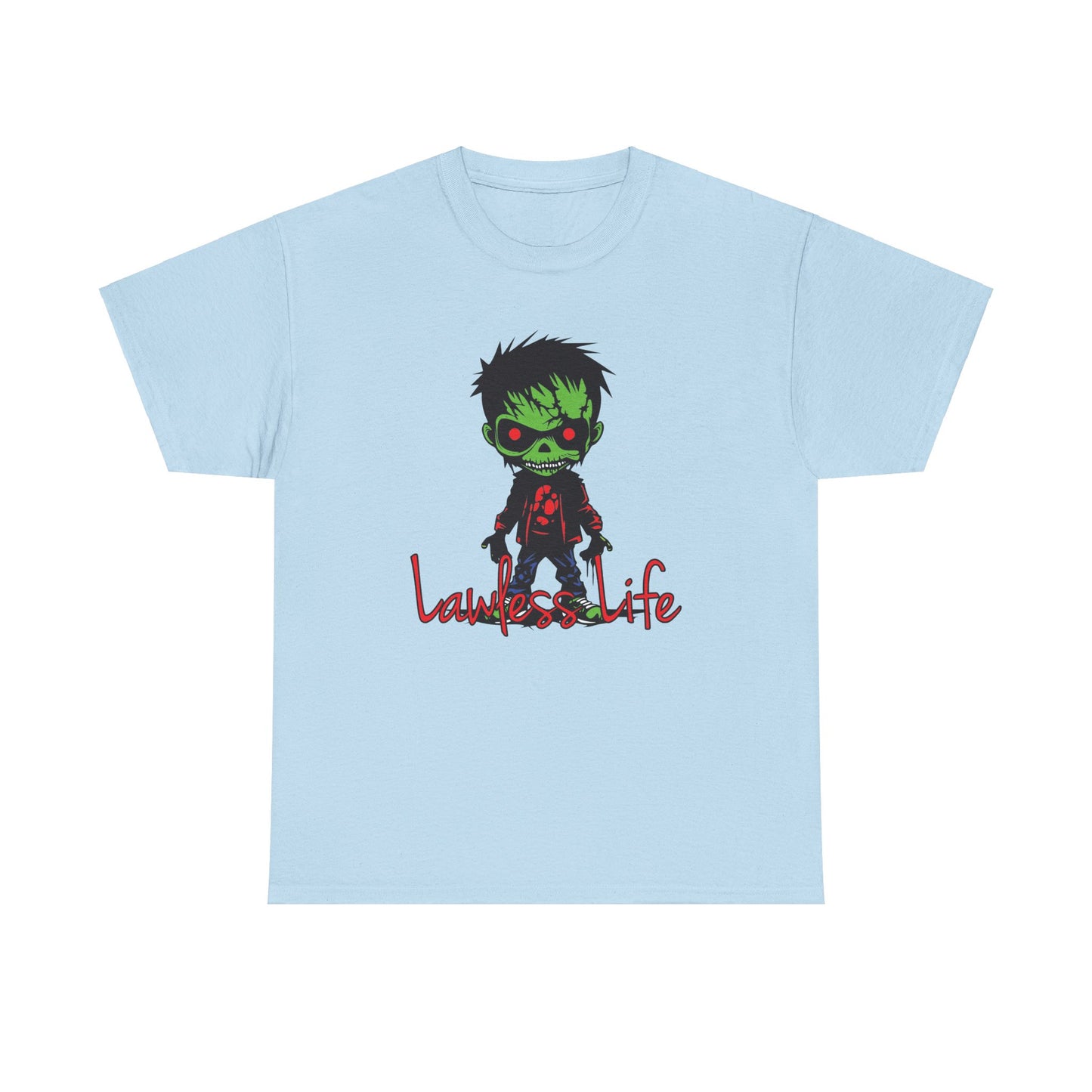 Lawless Life Zombie. Heavy Cotton T-Shirt