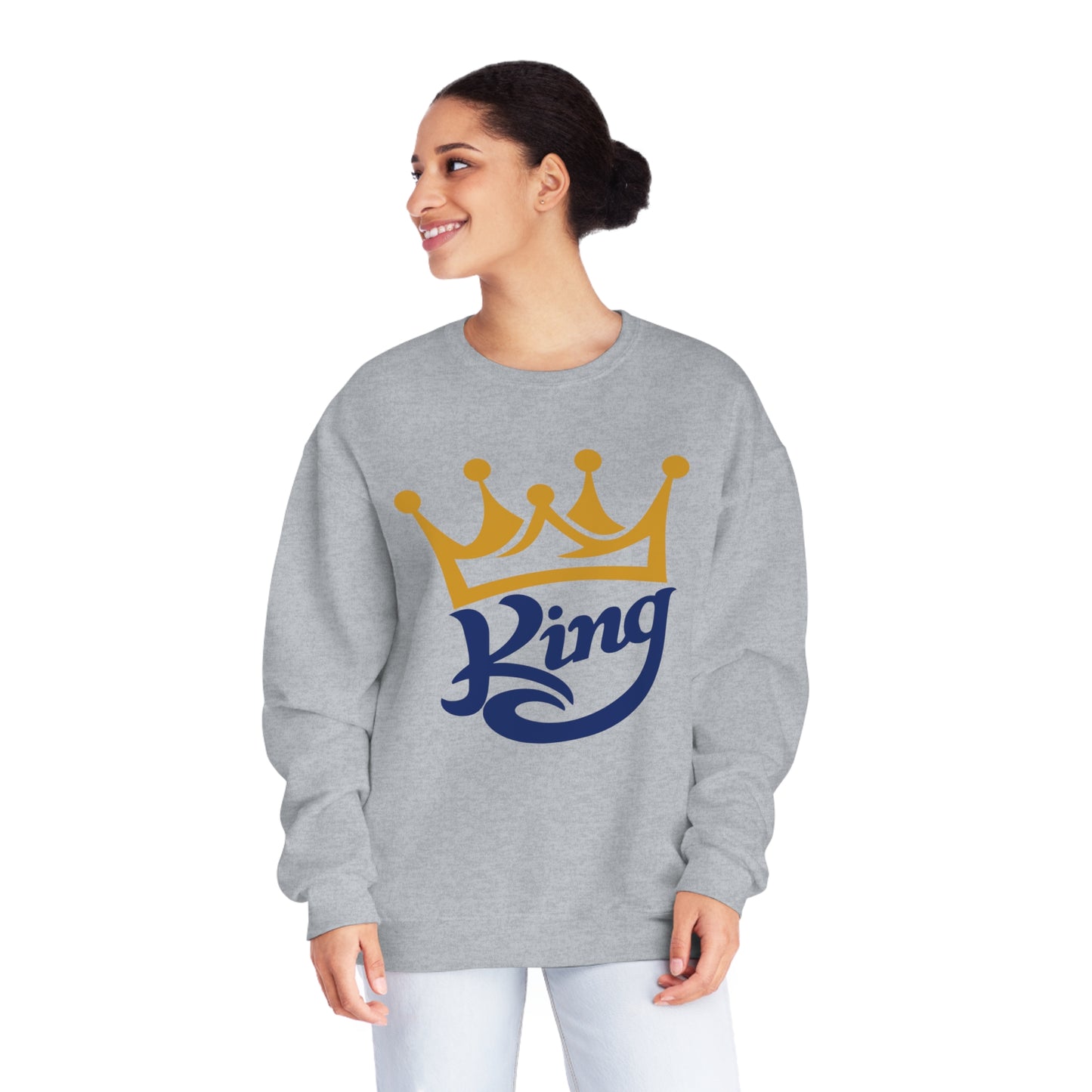 King, Unisex NuBlend® Crewneck Sweatshirt