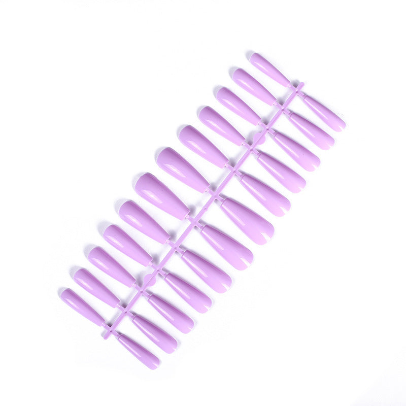 24 trapezoidal long ballet nails