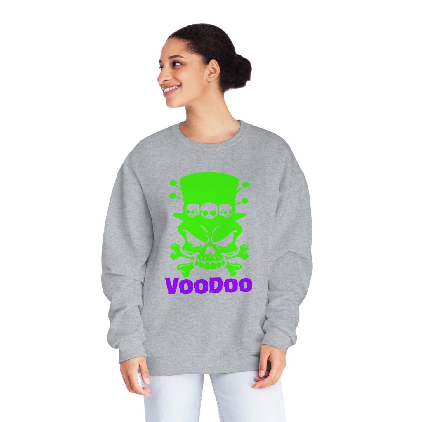 VooDoo Skull, Unisex NuBlend® Crewneck Sweatshirt