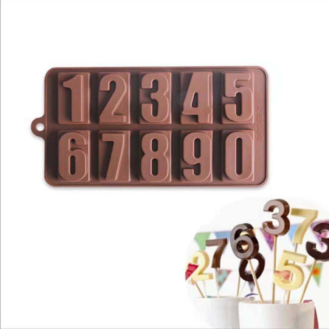 Numeral Chocolate Mold