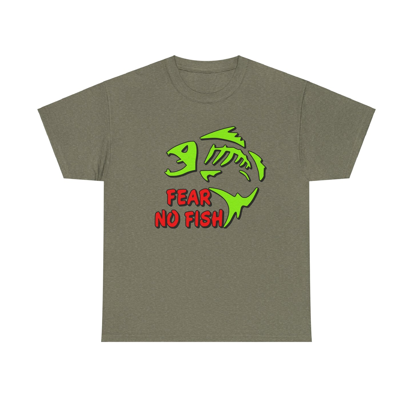 Fear no Fish, Heavy Cotton T-Shirt