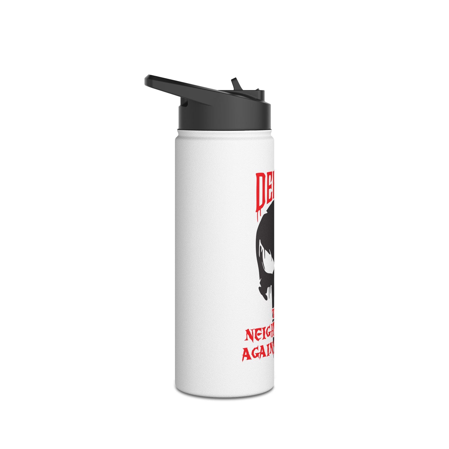 Defend the Neighborhood Against Drugs. Stainless Steel Water Bottle