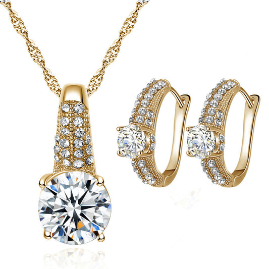 Bridal Necklace And Earrings Set