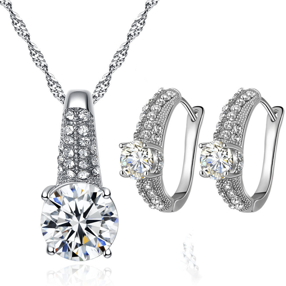 Bridal Necklace And Earrings Set