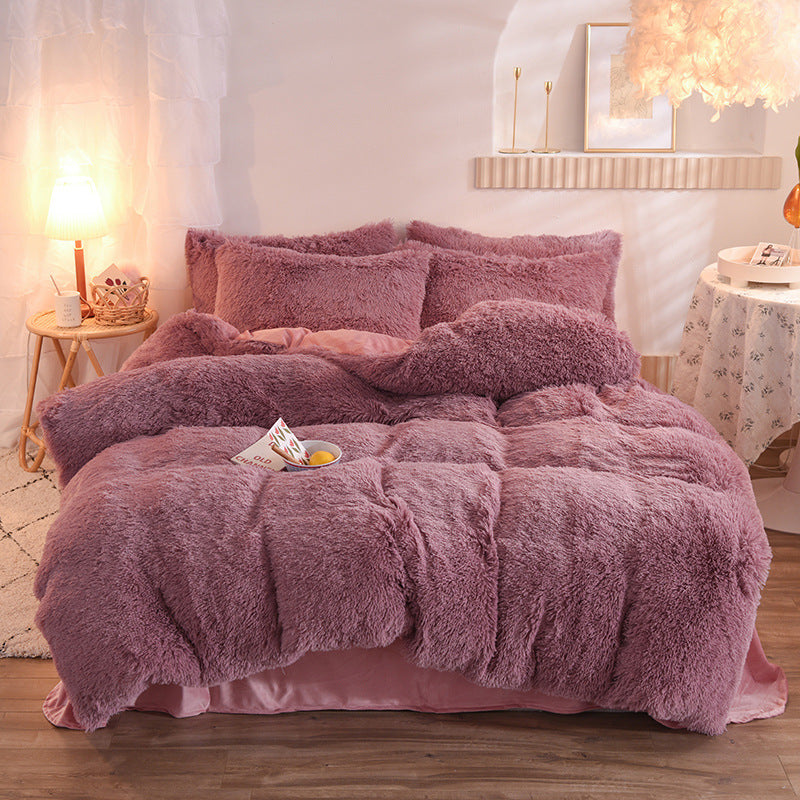 Luxury Thick Fleece Bed Set