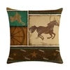 Cowboy Decorative Throw Pillow Cushion Covers